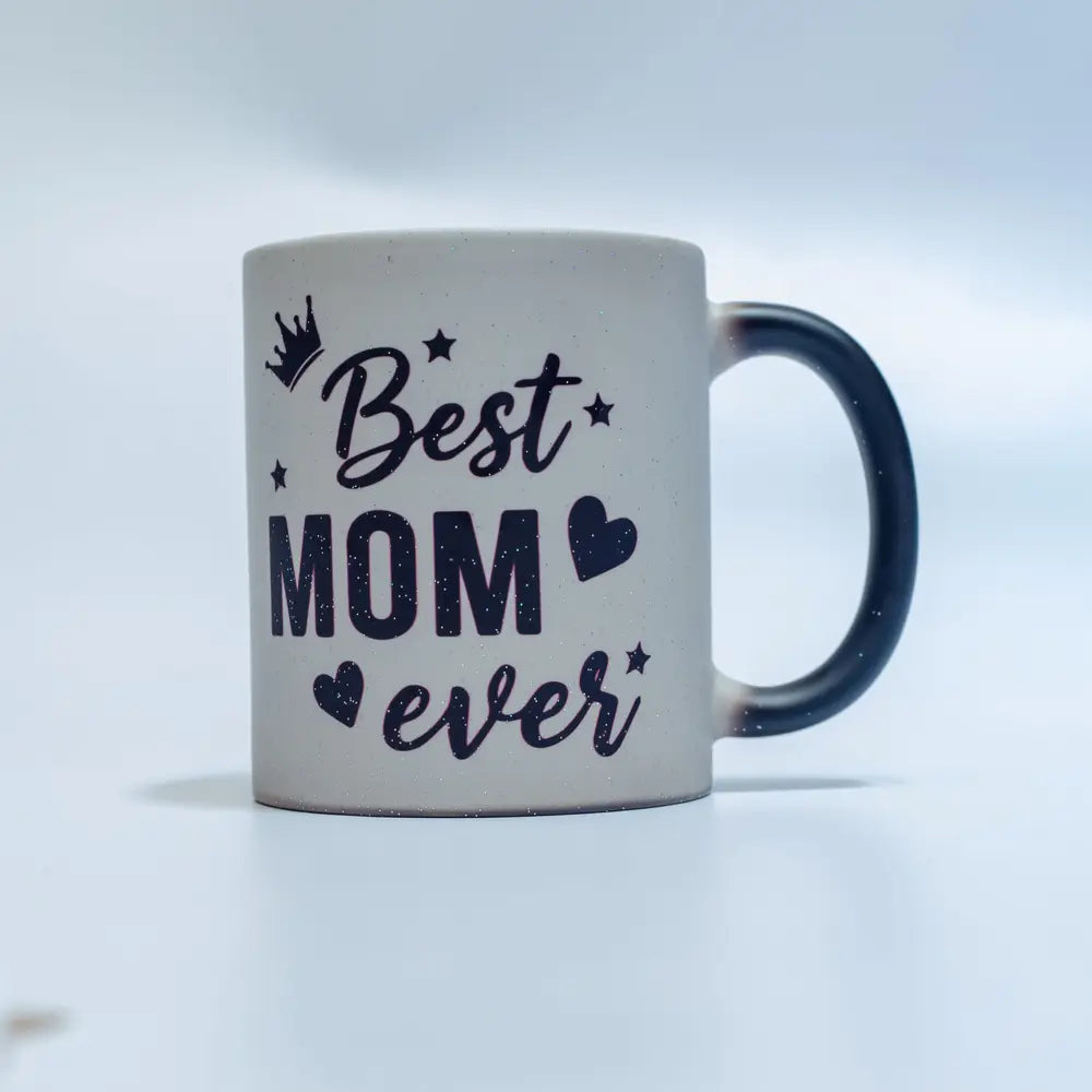 Magic Mug Personalised heat reveal mug with custom photo appearing when hot drink is added, Zuri Blooms Nairobi