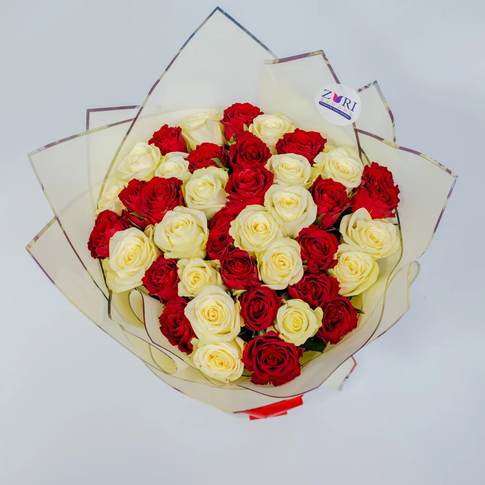 Crimson Bliss - Same Day Flower Delivery Nairobi - Zuri Blooms