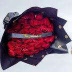 Passionate Red Congrats - Same Day Flower Delivery Nairobi - Side View - Zuri Blooms