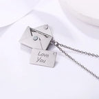 Love Letter Envelope Pendant Necklace