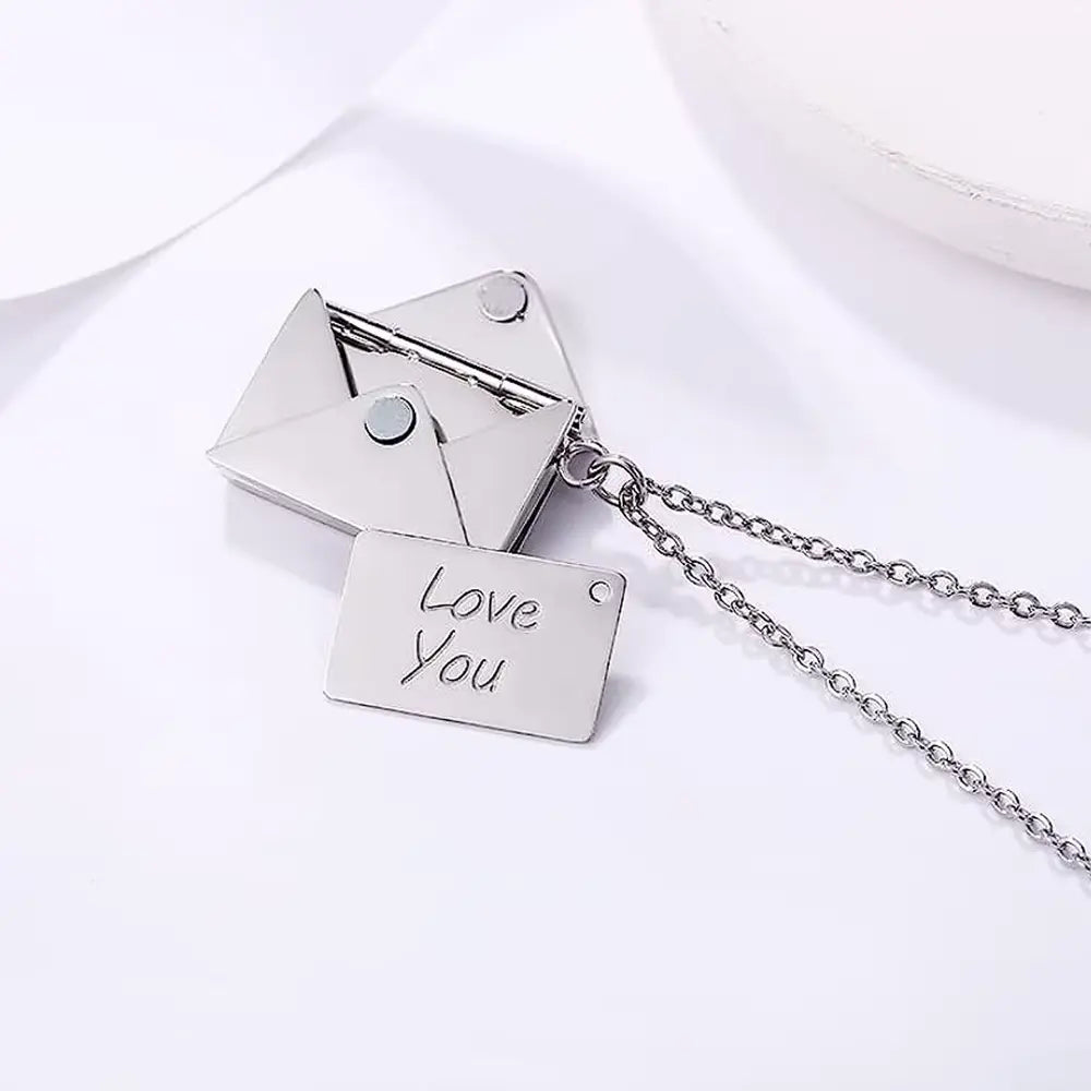 Love Letter Envelope Pendant Necklace
